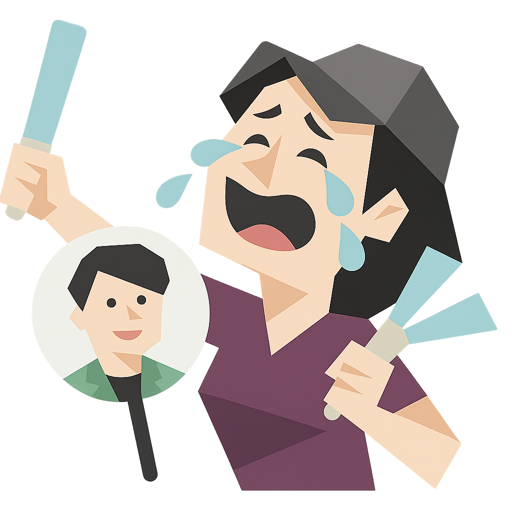 感情大洪水！ライブ泣き上戸オタク